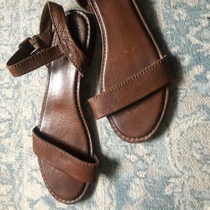 FRYE Women's Phillip 2 Piece Sandal, Cognac